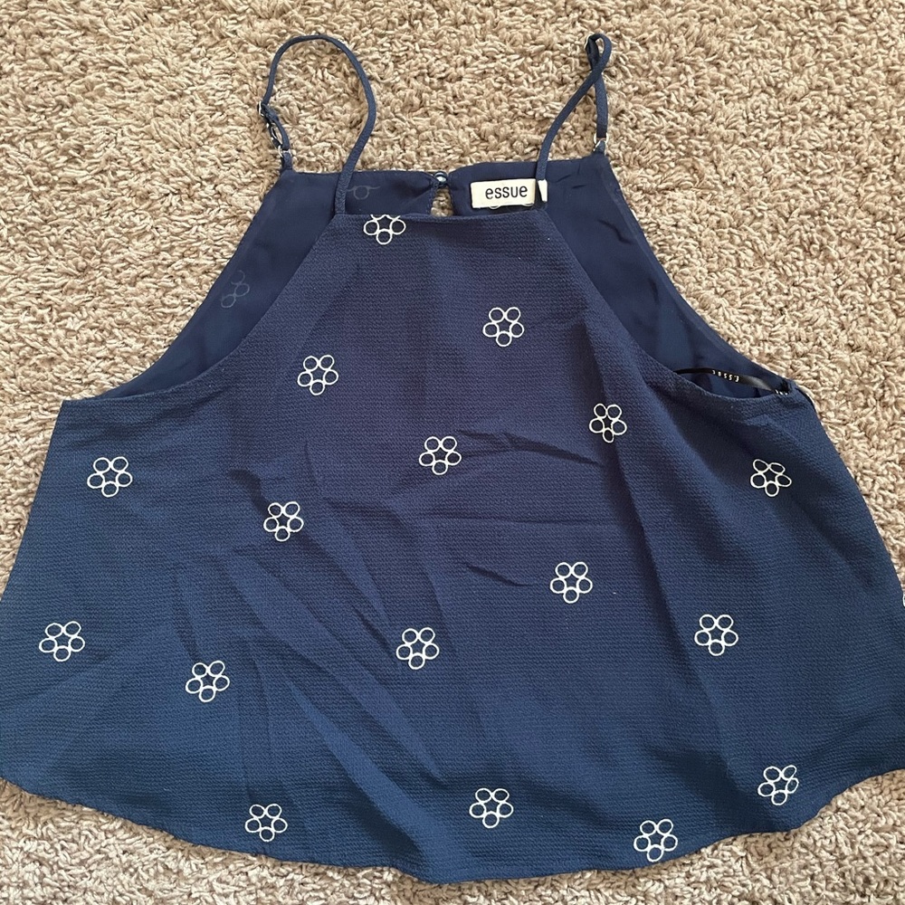 Essue Blue Floral Shirt